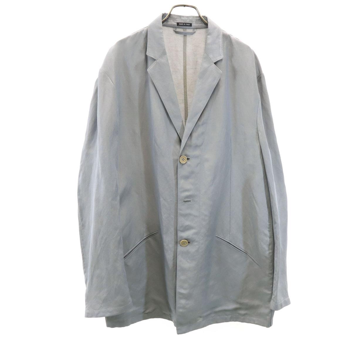 

GIORGIO ARMANI Сделано в Италии Льняная смесь Узор «елочка» Приталенный пиджак Мужской Б/У