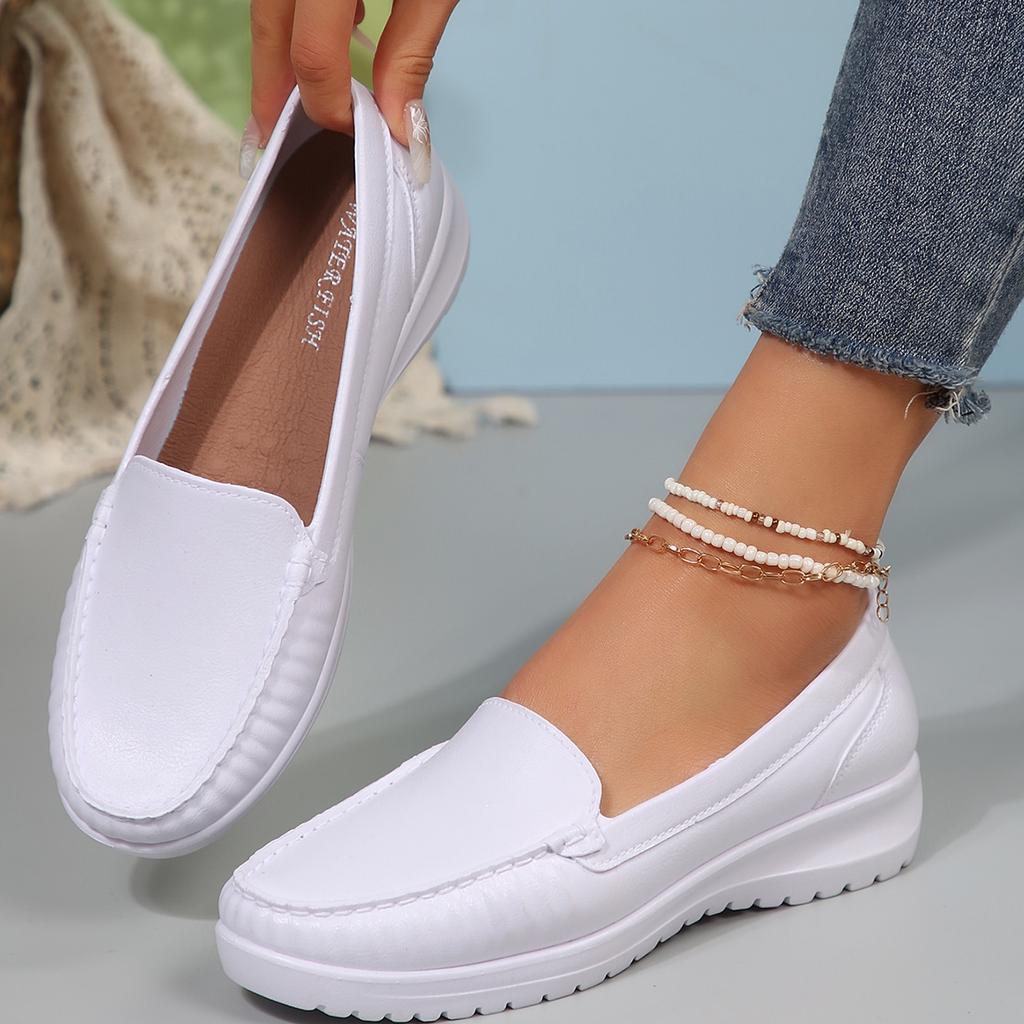 Mode Damen Flats Neuer Sommerstil Modische Slipper Bequeme Abriebfeste Sneaker Damen Elegante Sohle Einschlupf Damen Schuhe