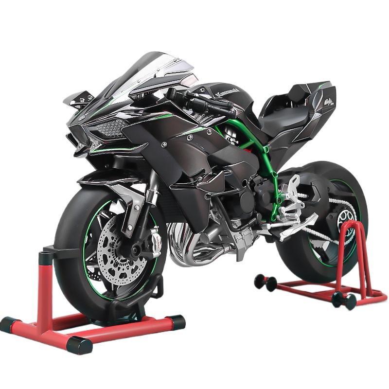 

1/6 Kawasaki H2R Bootable Sprayable Dynamic Alloy Diecast Motorcycle Model Collectibles Hobby Ornaments Holiday Gifts for Friend