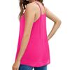 Women's Fashionable Chiffon Camisole V-neck Loose And Flowing Sleeveless Camisole