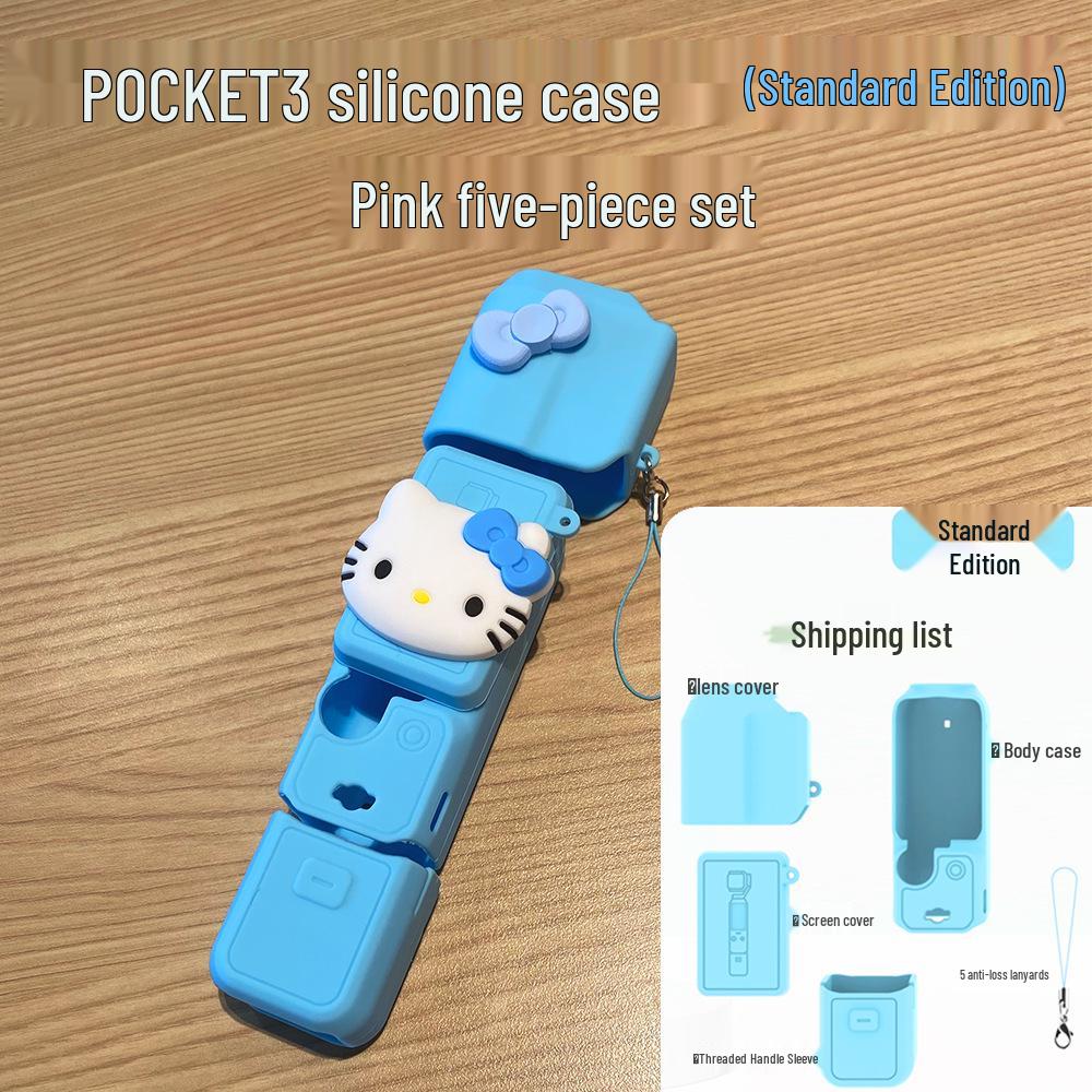 Cartoon DJI Pocket 3 Silicone Protective Case for Action Camera