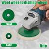 Wool Polishing Wheel Buffing Pads Angle Grinder Wheel Felt Polishing Pad Disc Accessories For Metal Marble Glass Ceramics