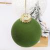 Beflockte Kugeln für Weihnachten 12 Stück Weihnachtsfeier-Kugeln Modische Anhänger Baum-Anhänger für Weihnachtsfeier Hochzeiten Feiertage