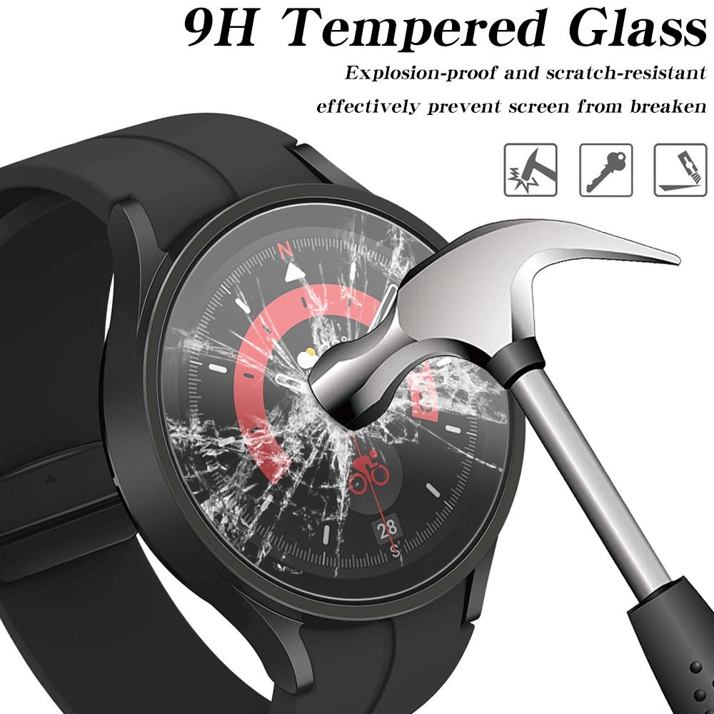 Screen Protector for SAMSUNG Galaxy 4/5/6/7 44/40/41//47 mm Smartwatch Tempered Glass Anti-Scratch Bubble-Free Easy Installation