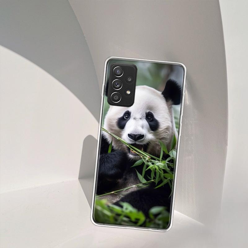 Panda Baby, Giant Panda Family Phone Case for Samsung A54 A57 A37 A17 A14 A15 A12 A24 A34 A55 A35 A25 A52S A07 A05S A04S A22 A32
