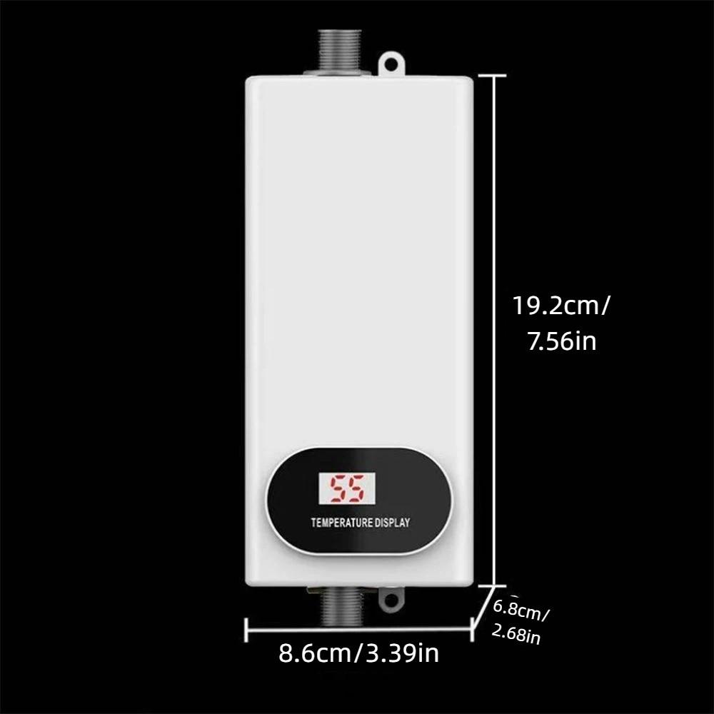 Instant Hot Water Instant Water Heater Digital Display Tankless Water Heater Shower Heating
