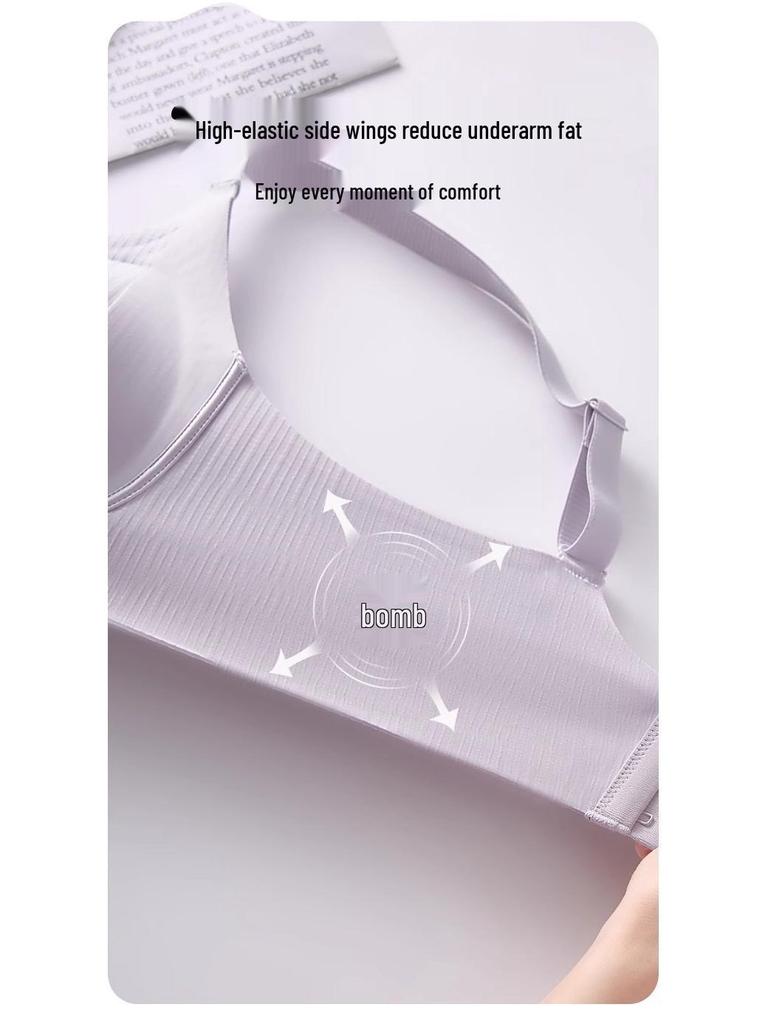 Nahtloser Cloud Comfort Kabelloser BH für Damen - Formend & Stützend, Anti-Hängebrust, Dünner Stil