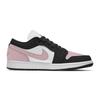 Jordan Air Jordan 1 Abrasion Resistant Low Top Skateboard Shoes Unisex Pink 553558-165(Team963-)