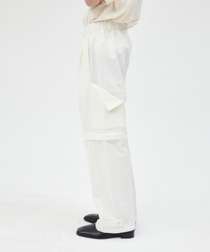 Windeo Detachable Drop Cargo Pants - Ivory