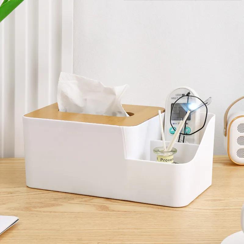Desktop Tissue Paper Box Home Living Room Dining Room Napkins Coffee Table Remote Control Storage Box Miscellaneous Sorting And Storage