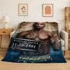 Rapper Eminem Tupac 14pac Hip Hop Rap God Flannel Blanket Soft Warm Throw Blanket for Bedroom Living Room Bed Travel Picnic
