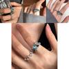 Chic Minimalist Copper Ring With Geometric Design Adjustable For Women 2024
