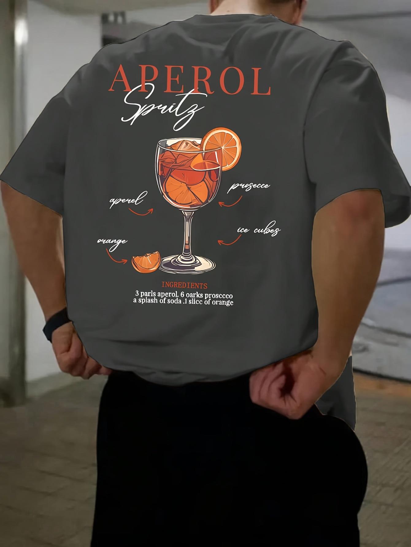 

Fashionable vacation men s summer juice printed breathable and comfortable round neck T-shirt outdoor casual top XL