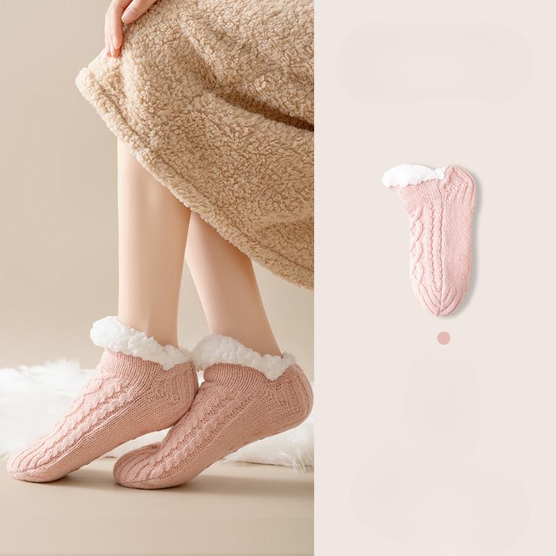 Șosete de podea Toamnă și Iarnă Gros de catifea Calde Șosete pentru picioare Șosete pentru femei Șosete de casă pentru dormit