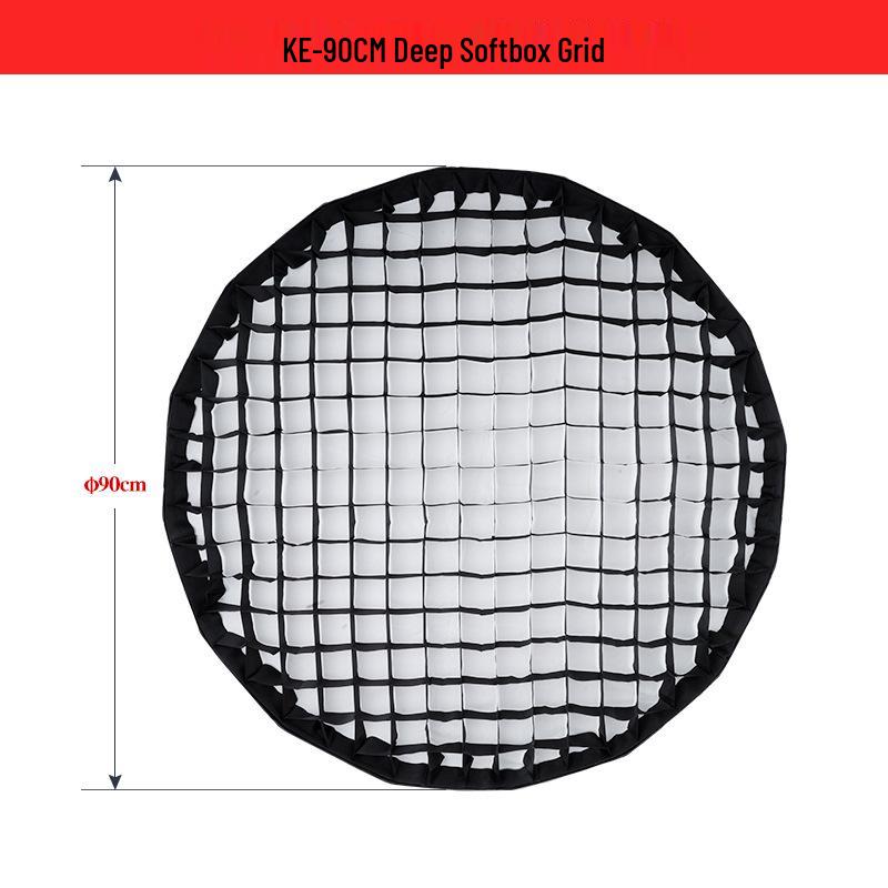 

8-Sided Quick-Release 90/120cm Deep Parabolic Softbox for Photography and Video Lighting