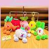 Unique Scream Emoji Plush Vegetable Keychain Ideal For Quirky Keyring Collection