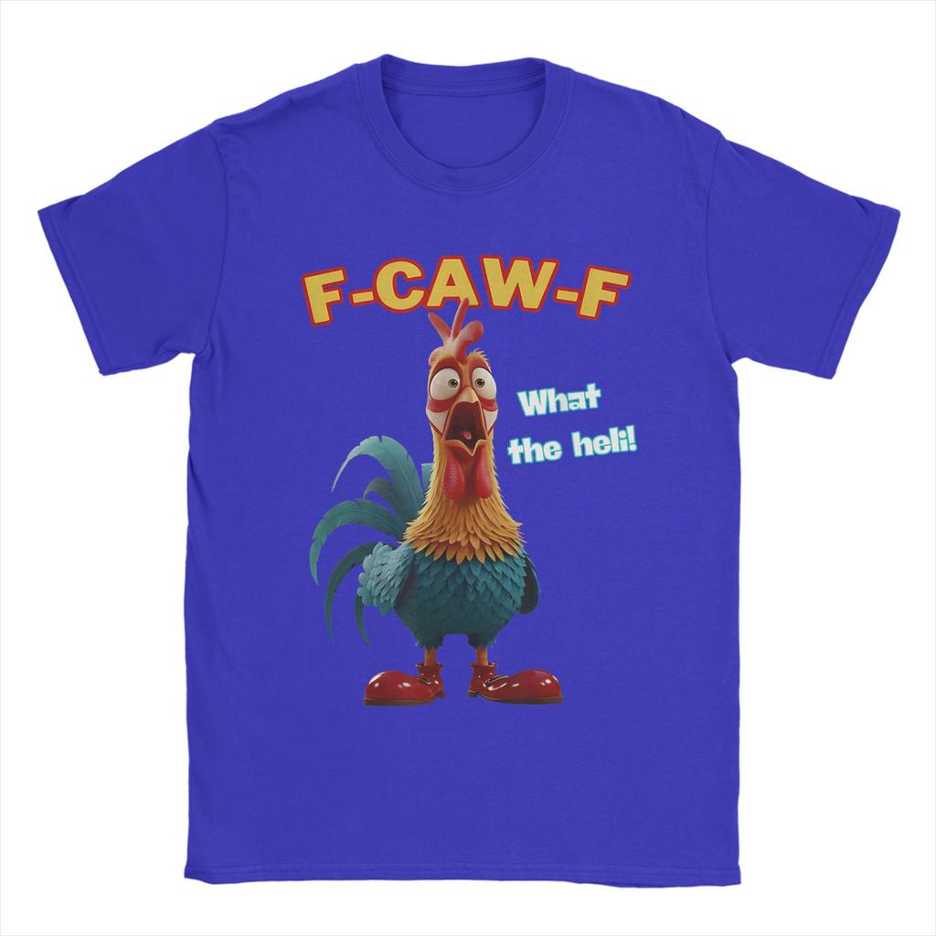 Herren Lustiges Huhn F-Kräh-F Was zum Teufel T-Shirt Geflügel Humor 100% Baumwolle Oberteile Lustiges Kurzarm-T-Shirt Druck T-Shirt