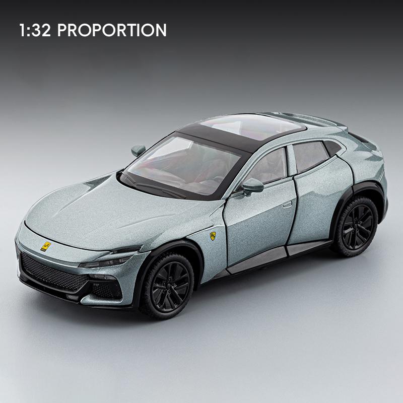 1/32 Volkswagen Purosangue SUV Legierungsmodell Auto Spielzeug Diecasts Metallguss Sound und Licht Auto Spielzeug für Kinder Fahrzeug