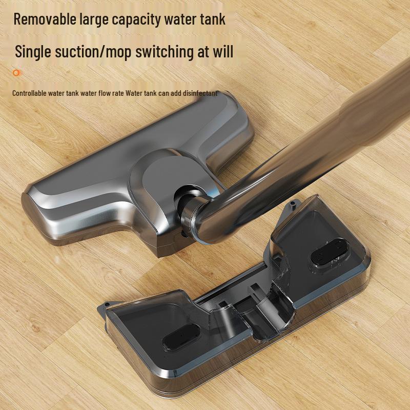Wireless Handheld Mite Remover Vacuum with Blue Light, Hurricane Suction, & Mopping Water Tank