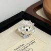 Open Band Open Ring Adjustable Fit Index Finger Ring Elegant Cat Open Ring  Gift for Cat Lovers