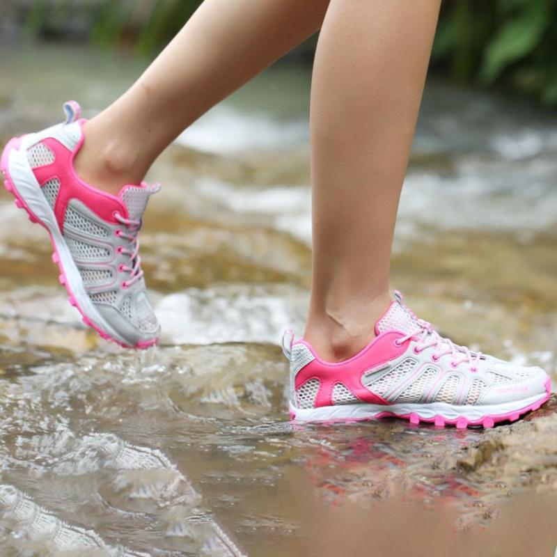 Men Women Summer Trail Hiking Shoes Outdoor Hiking Breathable Sneakers
