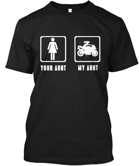 

YOUR AUNT MY 100% Cotton T-shirt Mens Tees Top Made in the USA T-Shirt Tee Top Unisex 2XL