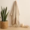 Cotton Pareo Throw - Warm Sand 100x180 Cm