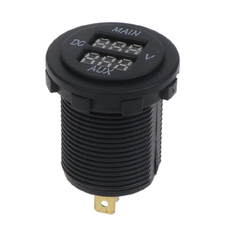 10-60V LED Digital Dual Voltmeter for Car Motocycle Voltage Meter Volt Detector