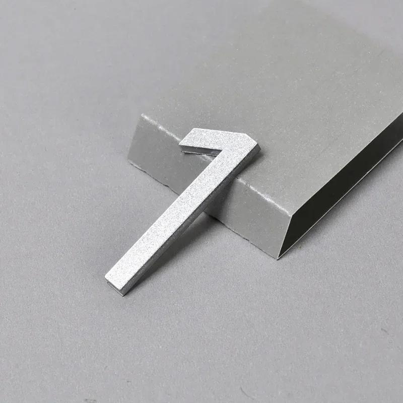 0-9 Ziffern Hausnummer Aufkleber 3D Selbstklebend Türschild Außen Briefkasten Hotel Apartment Zimmer Adressschild Heimdeko