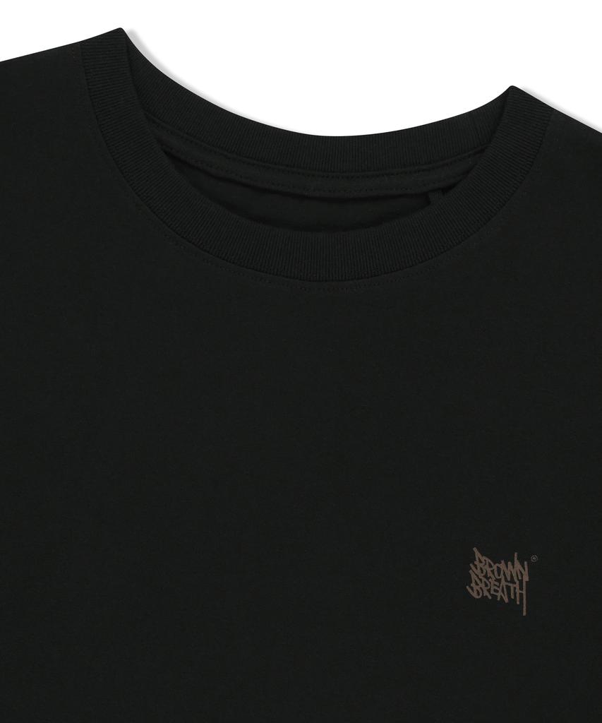 BROWNBREATH Tag Tee - Black