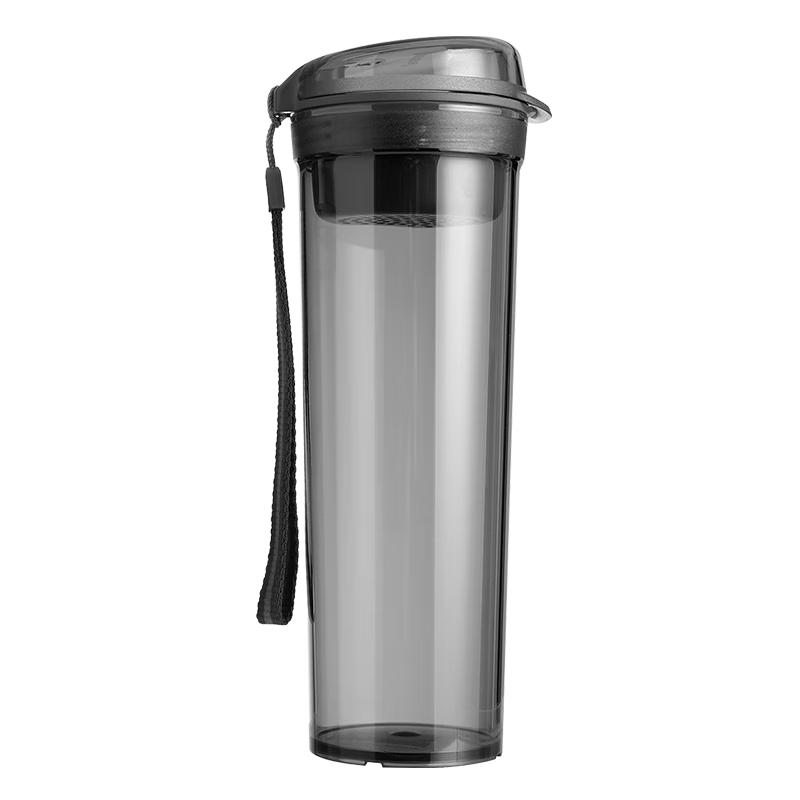 Tupperware Crystal Max 600ml Portable Water Bottle прохладный черный