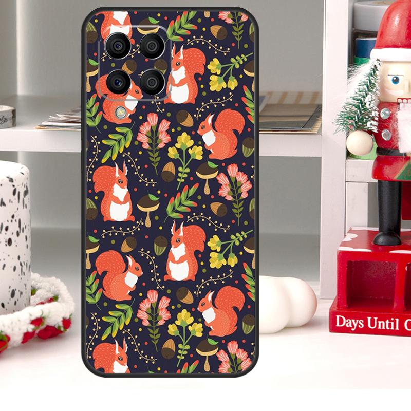 Cartoon Squirrel For Samsung Galaxy M13 M33 M53 M52 M32 M12 M14 M34 M54 M21 M31 M51 M20 M15 M55 M30s Case