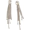 Retro Rhinestone Long Tassel Earrings: Exaggerated Socialite Style, Light Luxury for Women