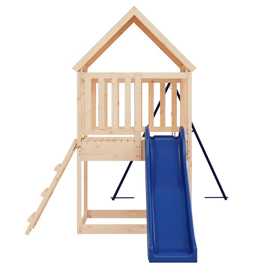 Solid Wood Play Tower Pine
