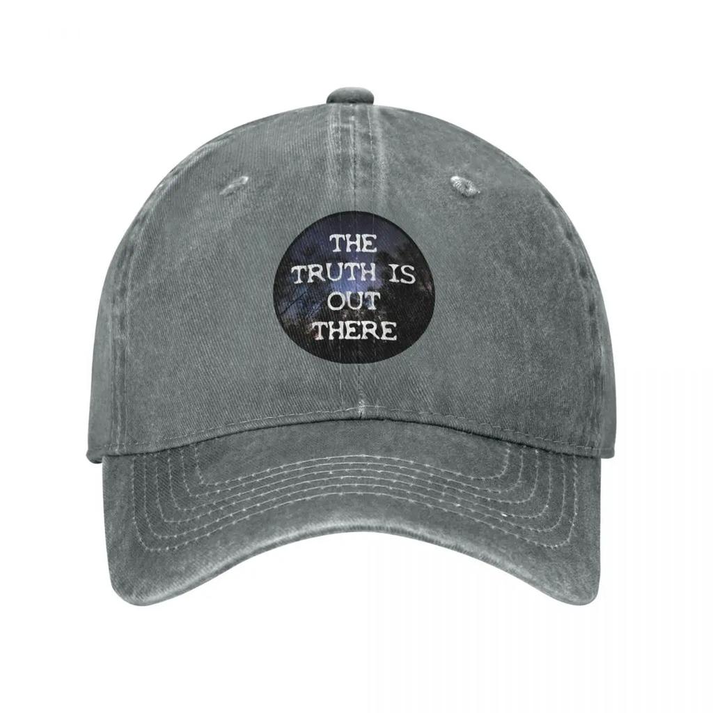 The X-Files The Truth Is Out There Men Women Baseball Cap TV shows Distressed Denim Hats Cap Outdoor Running Adjustable Snapback