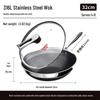 Kambach 316 Stainless Steel Wok Set