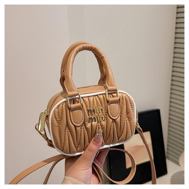High-end new fashion bowling bag versatile women's portable messenger bag