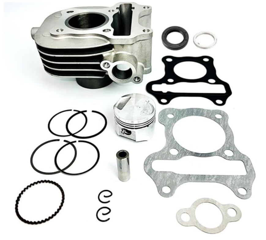 Suzuki Let's Address Piston and Cylinder Set Kit, Engine Cylinder, Genuine Compatible, Repair, Aftermarket Parts