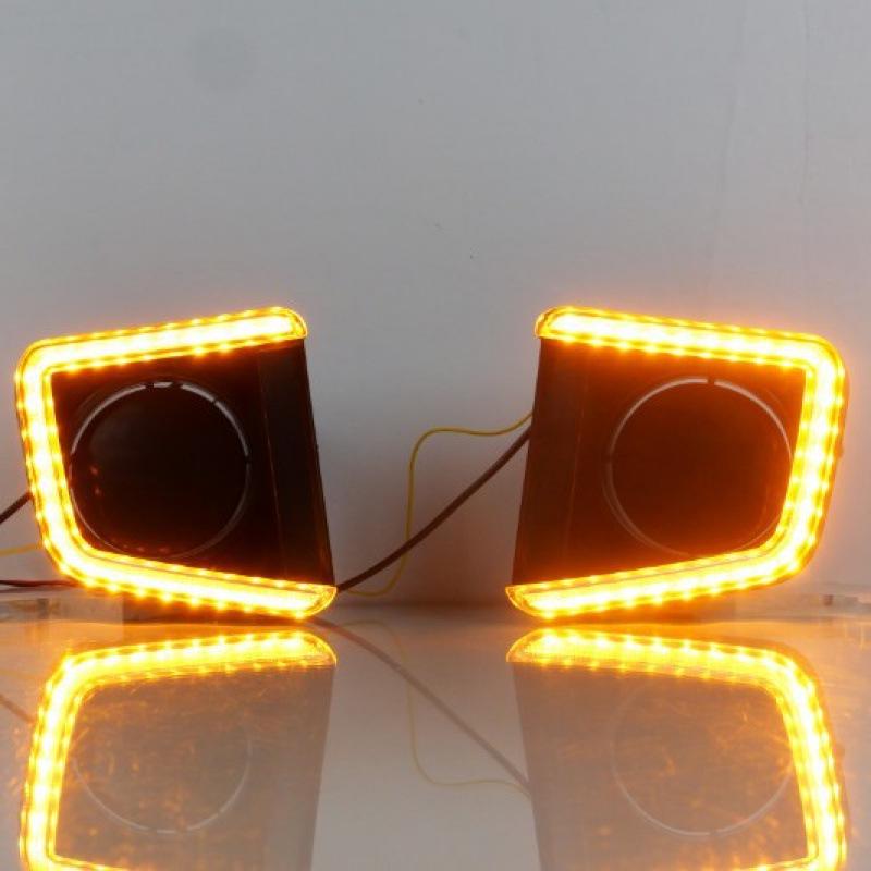 Compatible with Toyota Tundra (2014-2021): LED daytime running lights, turn signals, and front fog lights.