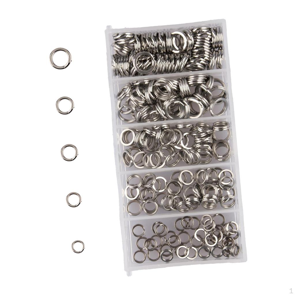 Fishing Split Rings Assortment for Bass Gear