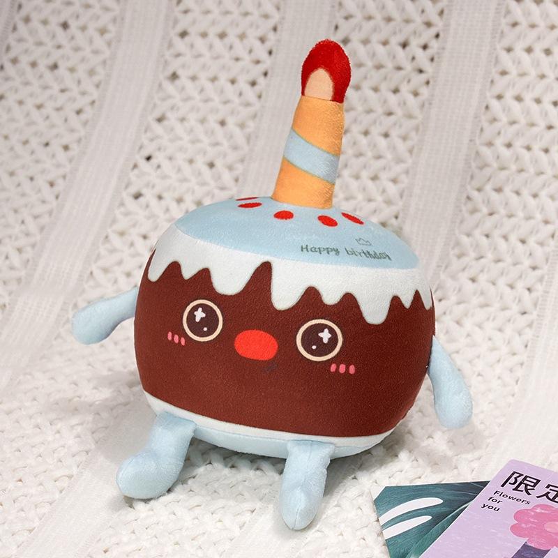 

Creative cute little cake doll plush toy cake doll children accompany soothing doll birthday gift 25cm