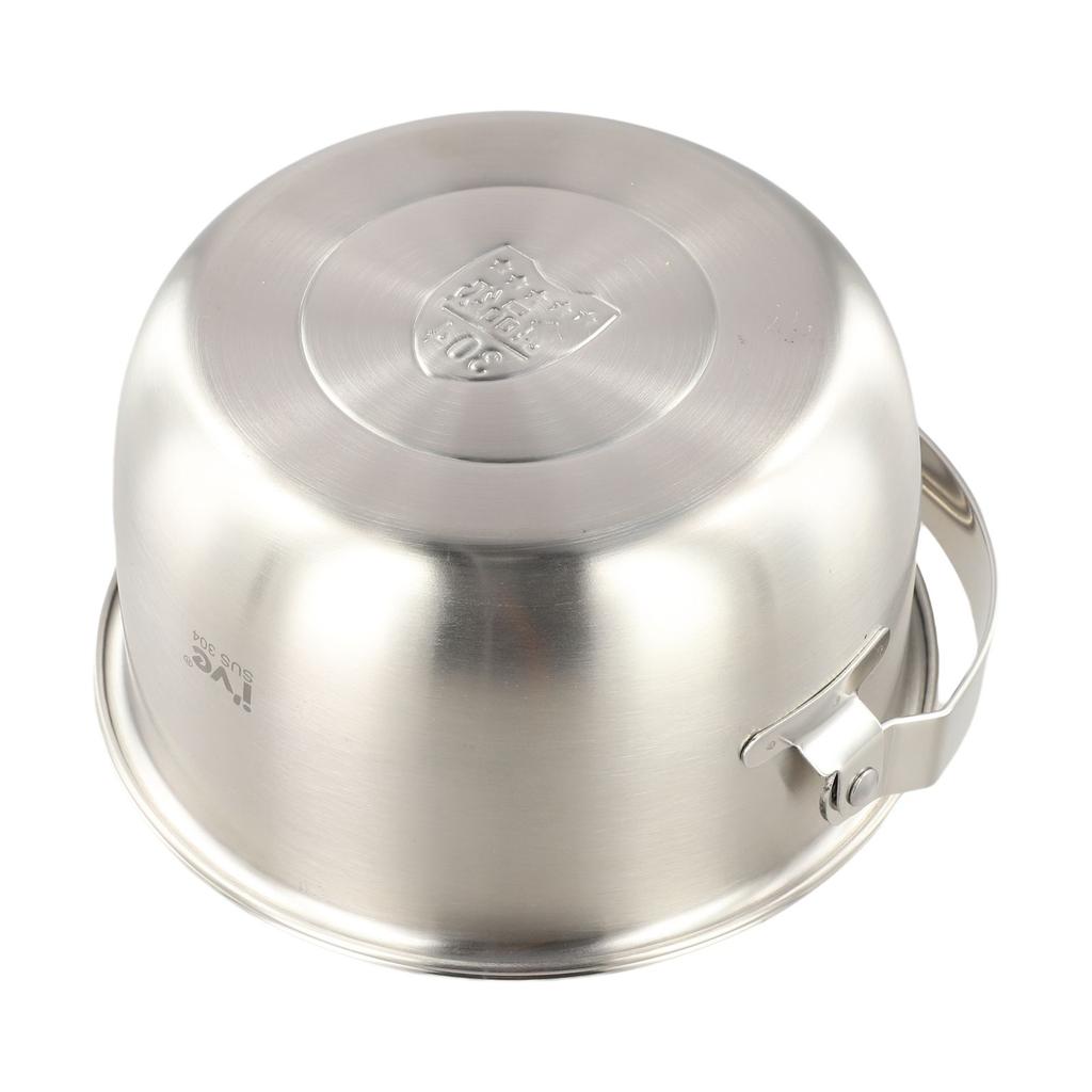 Camping Cookware Outdoor Cooking Stainless Steel Pot