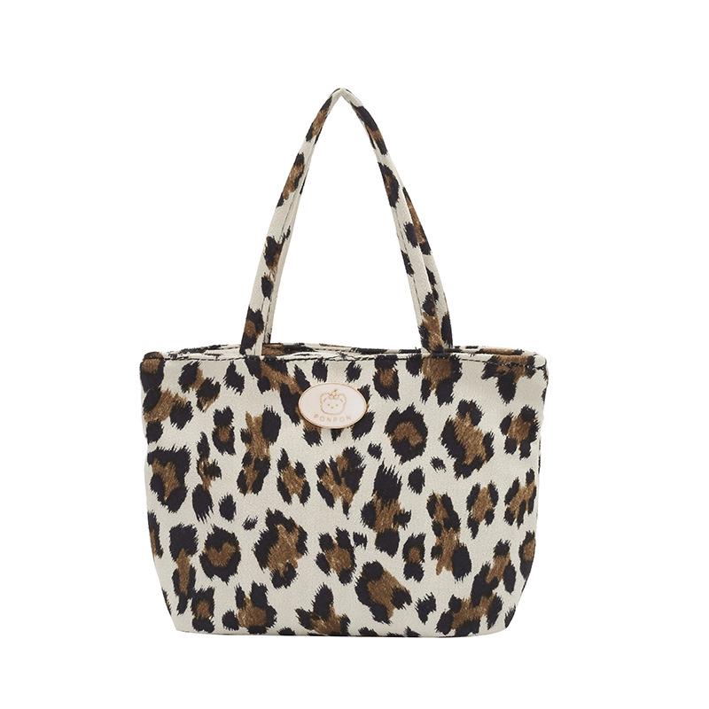 

Мини-сумочка в корейском стиле: Универсальная сумка для телефона, маленький аксессуар для поездок леопардовый/белый