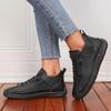 Botas de Mujer Mediados de Verano Estilo Británico Retro Antideslizantes Zapatos de Trabajo Diseño de Moda Mocasines de Pareja