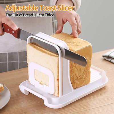 Nastavitelný kráječ toastů Nástroj na krájení sendvičů Multifunkční stroj na krájení toastových bochníků Průvodce na krájení chleba Nástroj Kuchyňské pečení