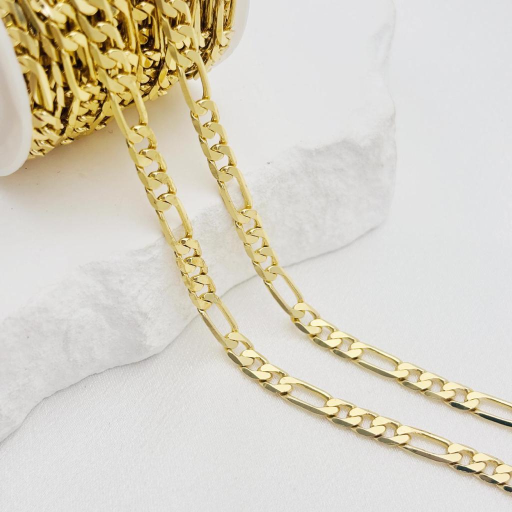 14K Gold Filled Figaro Chain - European & American Style Necklace Accessory
