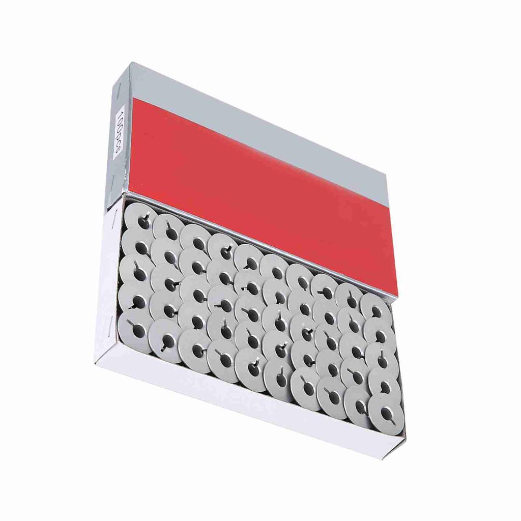 100pcs 55623A Aluminum Bobbins Slotted for Industrial Sewing Machine Parts