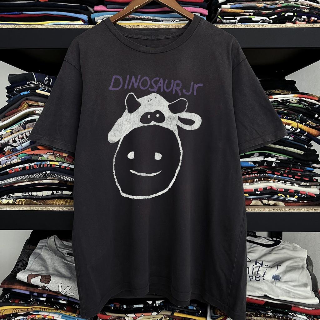 90s Dinosaur Jr Cow Aged T-Shirt Black M