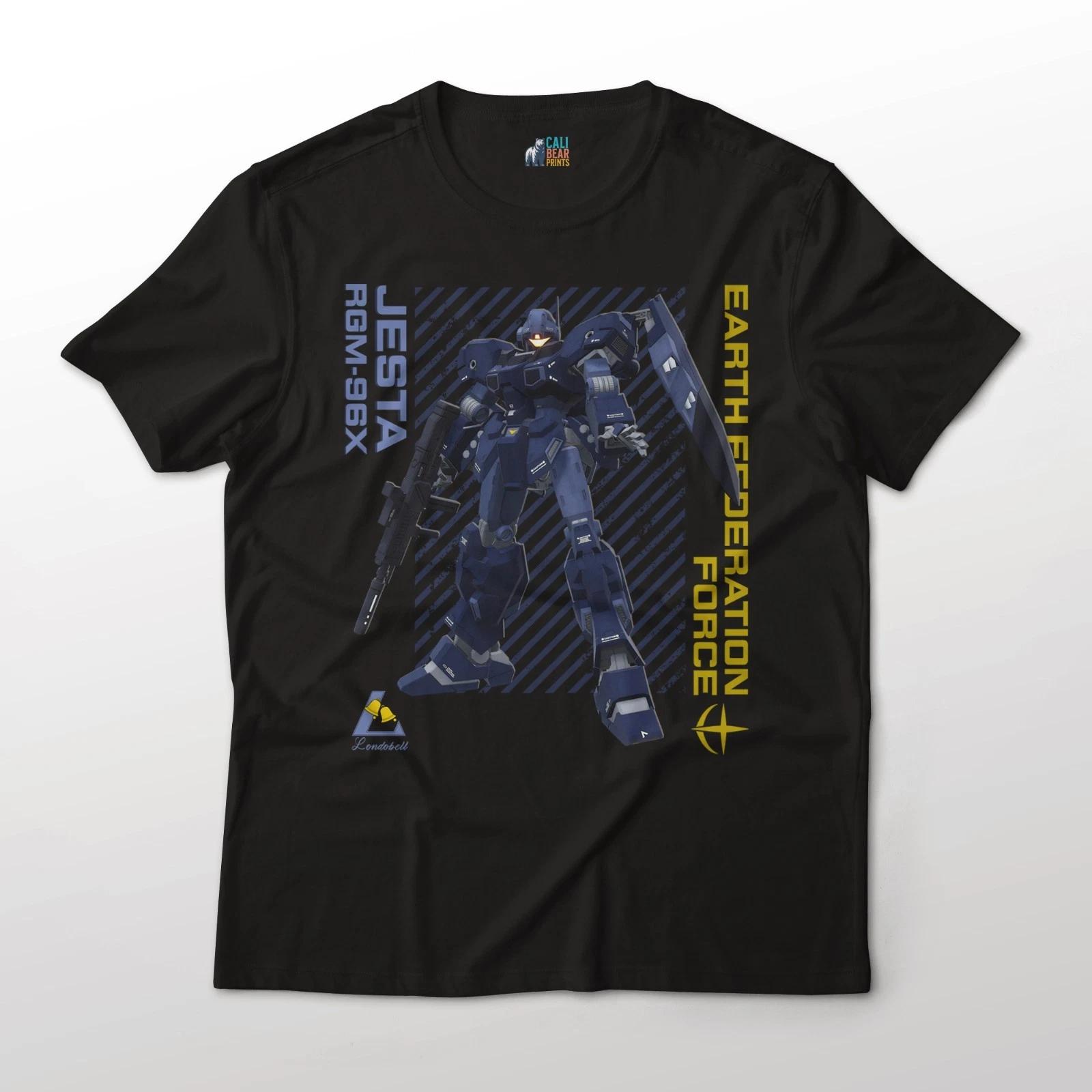 

RGM-96X Jesta Earth Federation M.S. Unicorn Gundam Anime Graphic Art Cotton Tee S