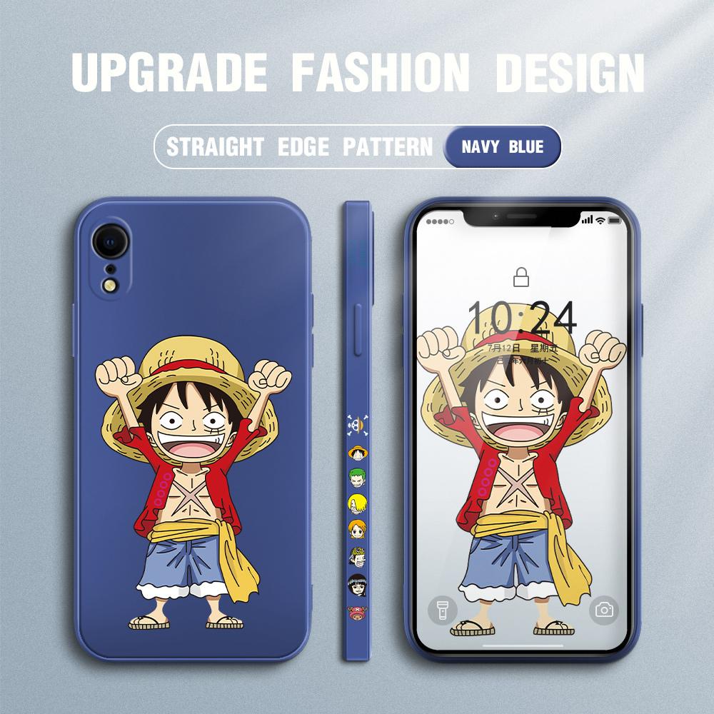 Populární pouzdro na telefon Anime Luffy pro Xiaomi Redmi POCO Mi 11 Lite 5G Note10 Pro Soft Full Protection Square Tekutý silikonový zadní kryt na mobil